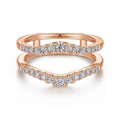 Emmalynn - 14K Rose Gold Diamond Ring Enhancer
