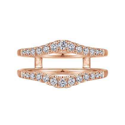 Emmalynn - 14K Rose Gold Diamond Ring Enhancer