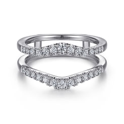 14K White Gold Diamond Ring Enhancer