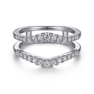 Emmalynn - 14K White Gold Diamond Ring Enhancer