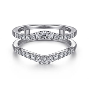 Emmalynn - 14K White Gold Diamond Ring Enhancer