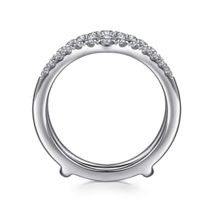 Emmalynn - 14K White Gold Diamond Ring Enhancer