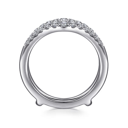 Emmalynn - 14K White Gold Diamond Ring Enhancer
