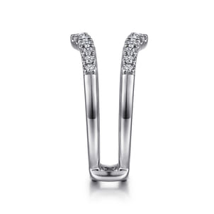 Emmalynn - 14K White Gold Diamond Ring Enhancer