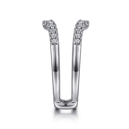 Emmalynn - 14K White Gold Diamond Ring Enhancer