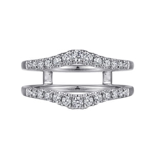 Emmalynn - 14K White Gold Diamond Ring Enhancer