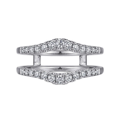 Emmalynn - 14K White Gold Diamond Ring Enhancer