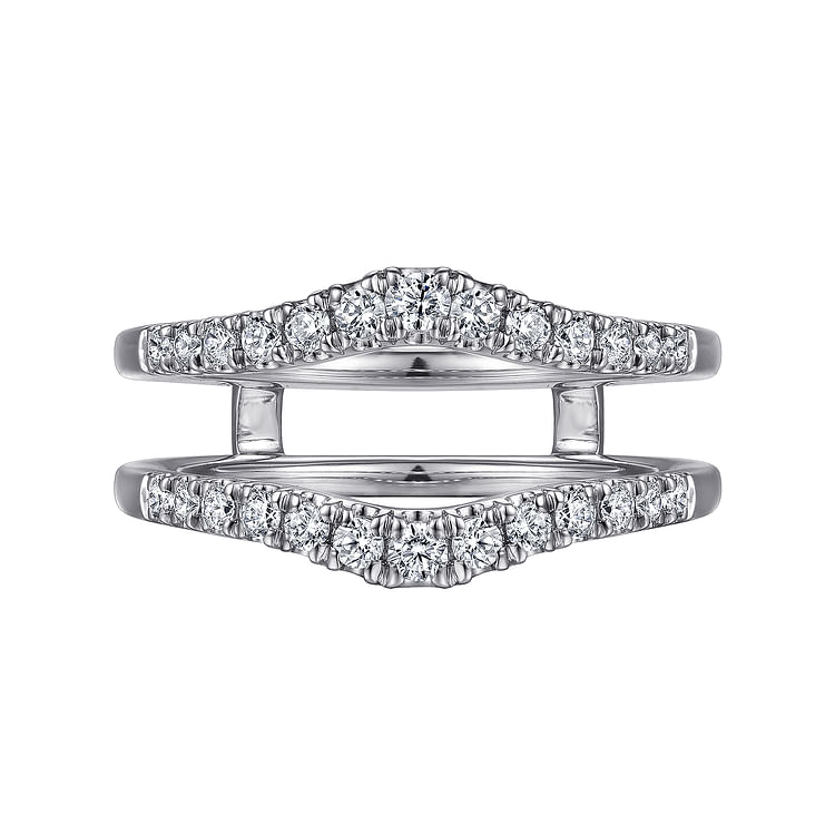Emmalynn - 14K White Gold Diamond Ring Enhancer