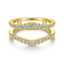 Emmalynn - 14K Yellow Gold Diamond Ring Enhancer