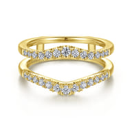 Emmalynn - 14K Yellow Gold Diamond Ring Enhancer