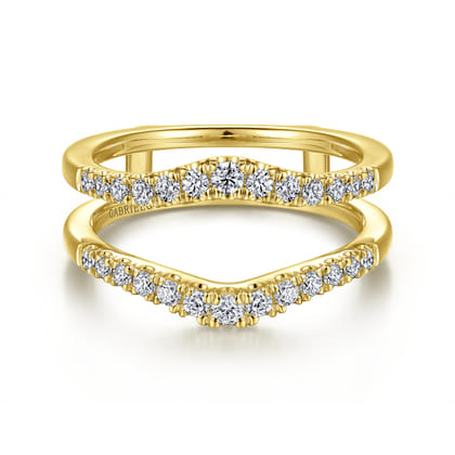 Emmalynn - 14K Yellow Gold Diamond Ring Enhancer