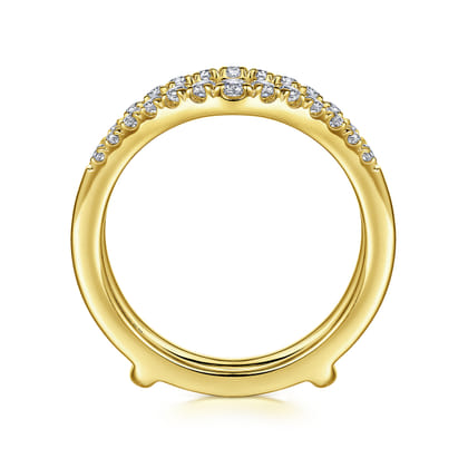 Emmalynn - 14K Yellow Gold Diamond Ring Enhancer