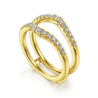 Emmalynn - 14K Yellow Gold Diamond Ring Enhancer