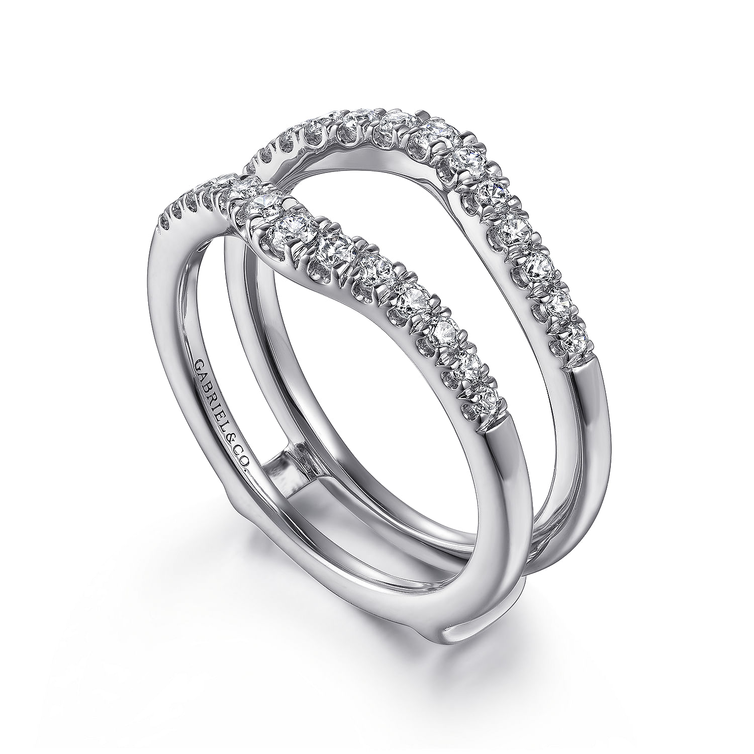 Emmalynn - Platinum Diamond Ring Enhancer
