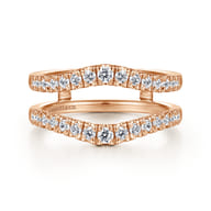 Emmarie - 14K Rose Gold Diamond Ring Enhancer