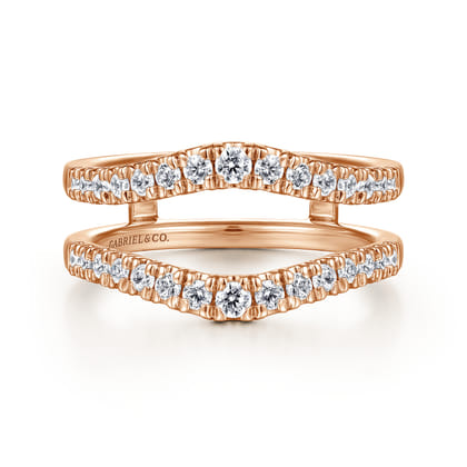 Emmarie - 14K Rose Gold Diamond Ring Enhancer