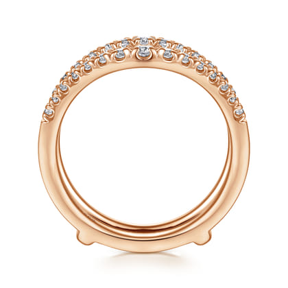 Emmarie - 14K Rose Gold Diamond Ring Enhancer