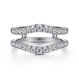 Emmarie - 14K White Gold Diamond Ring Enhancer