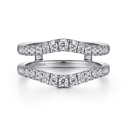 Emmarie - 14K White Gold Diamond Ring Enhancer
