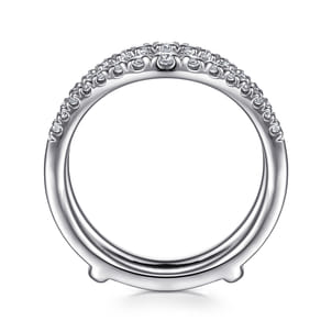 Emmarie - 14K White Gold Diamond Ring Enhancer