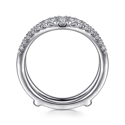 Emmarie - 14K White Gold Diamond Ring Enhancer