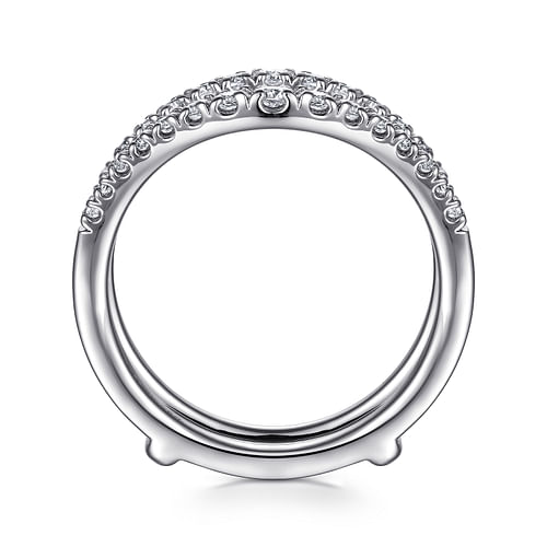 Emmarie - 14K White Gold Diamond Ring Enhancer - 0.5 ct - Shot 2