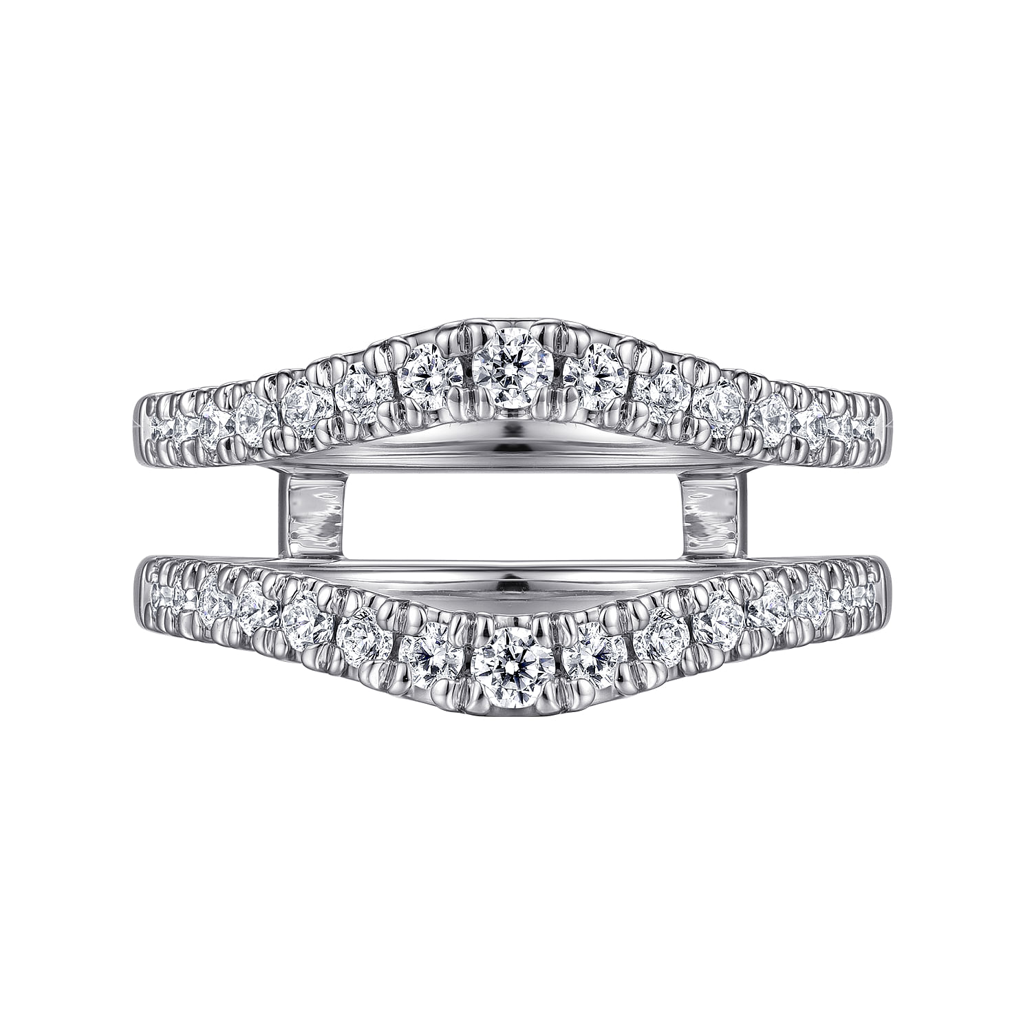 Emmarie - 14K White Gold Diamond Ring Enhancer