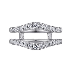 Emmarie - 14K White Gold Diamond Ring Enhancer