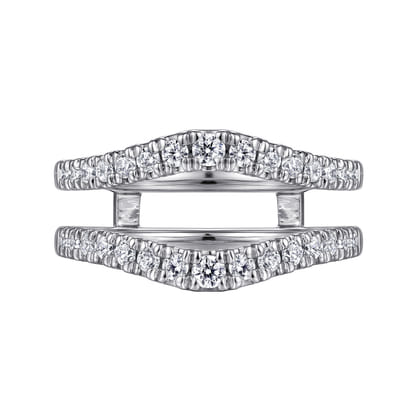 Emmarie - 14K White Gold Diamond Ring Enhancer