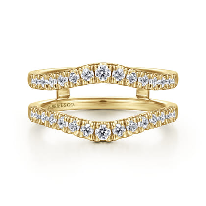 Emmarie - 14K Yellow Gold Diamond Ring Enhancer