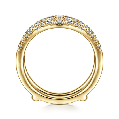 Emmarie - 14K Yellow Gold Diamond Ring Enhancer