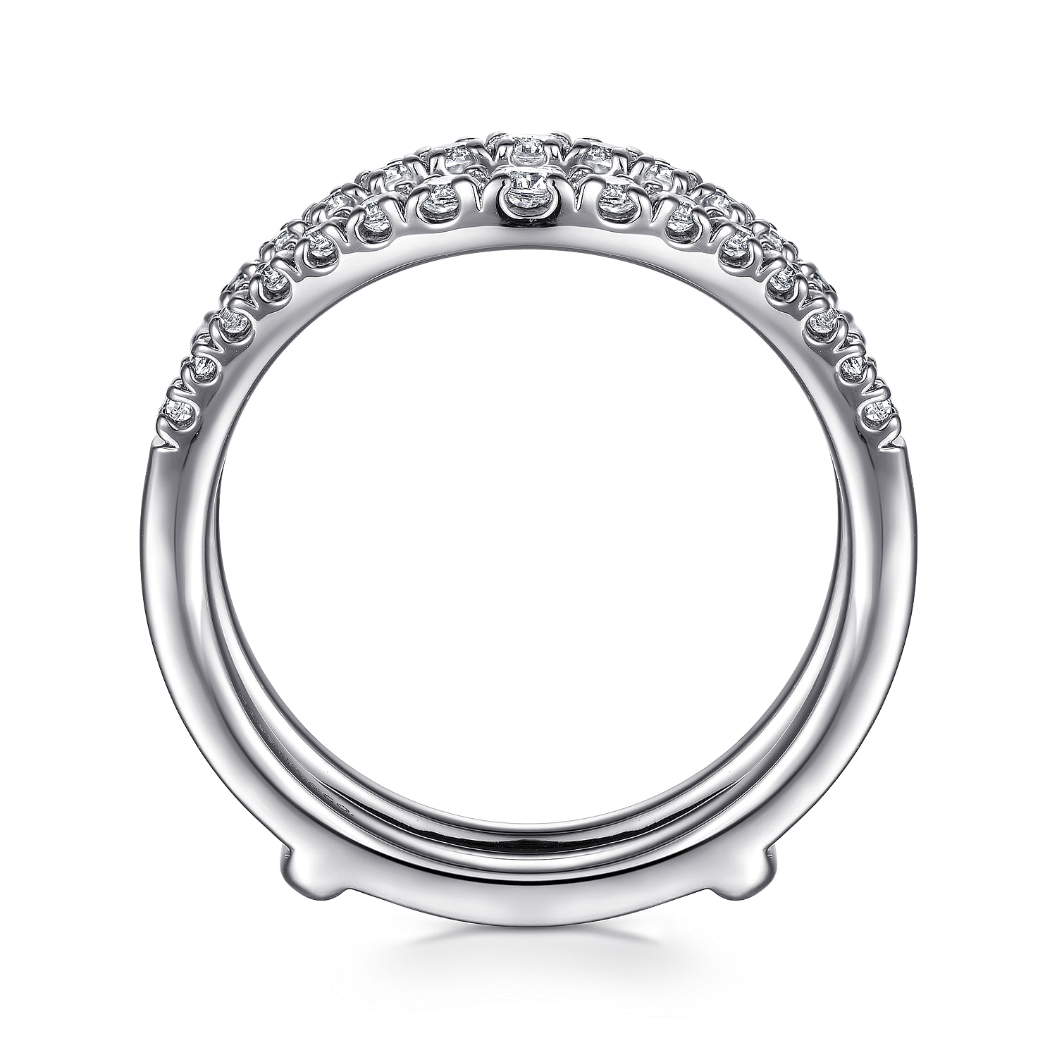 Emmarie - Platinum Diamond Ring Enhancer