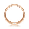 Emmett - 14K Rose Gold 8mm - Men's Wedding Band in Satin Finish