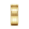 Emmett - 14K Yellow Gold 8mm - Men's Wedding Band in Satin Finish