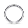 Emrys - 14K White Gold Diamond Men's Wedding Ring in High Polished Finish - 0.3 ct