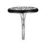 Enamel - 14K White Gold Diamond StarBurst Signet Ring with Black Enamel - 0.3 ct