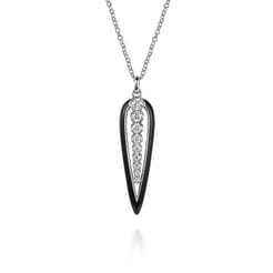 Enamel---14K-White-Gold-Graduating-Diamond-Pendant-Necklace-with-Black-Enamel1
