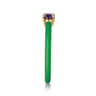 Enamel - 14K Yellow Gold Amethyst Cocktail Stackable with Emerald Green Enamel