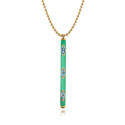 Enamel---14K-Yellow-Gold-Blue-Topaz-Bar-Necklace-with-Mint-Green-Enamel1