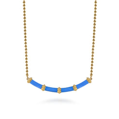 Enamel---14K-Yellow-Gold-Bujukan-Bar-Necklace-with-Blue-Enamel1