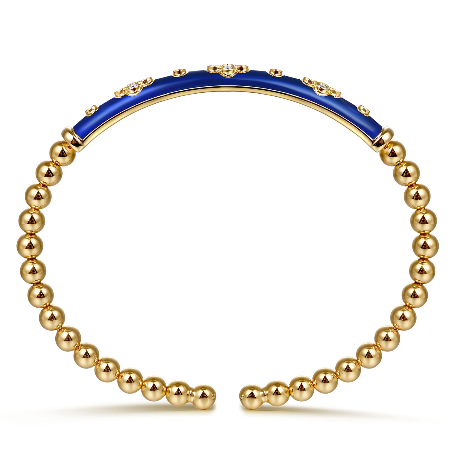 14k Yellow Gold Bujukan Bangle Bracelet. SKU: BG5054ELY45JJ