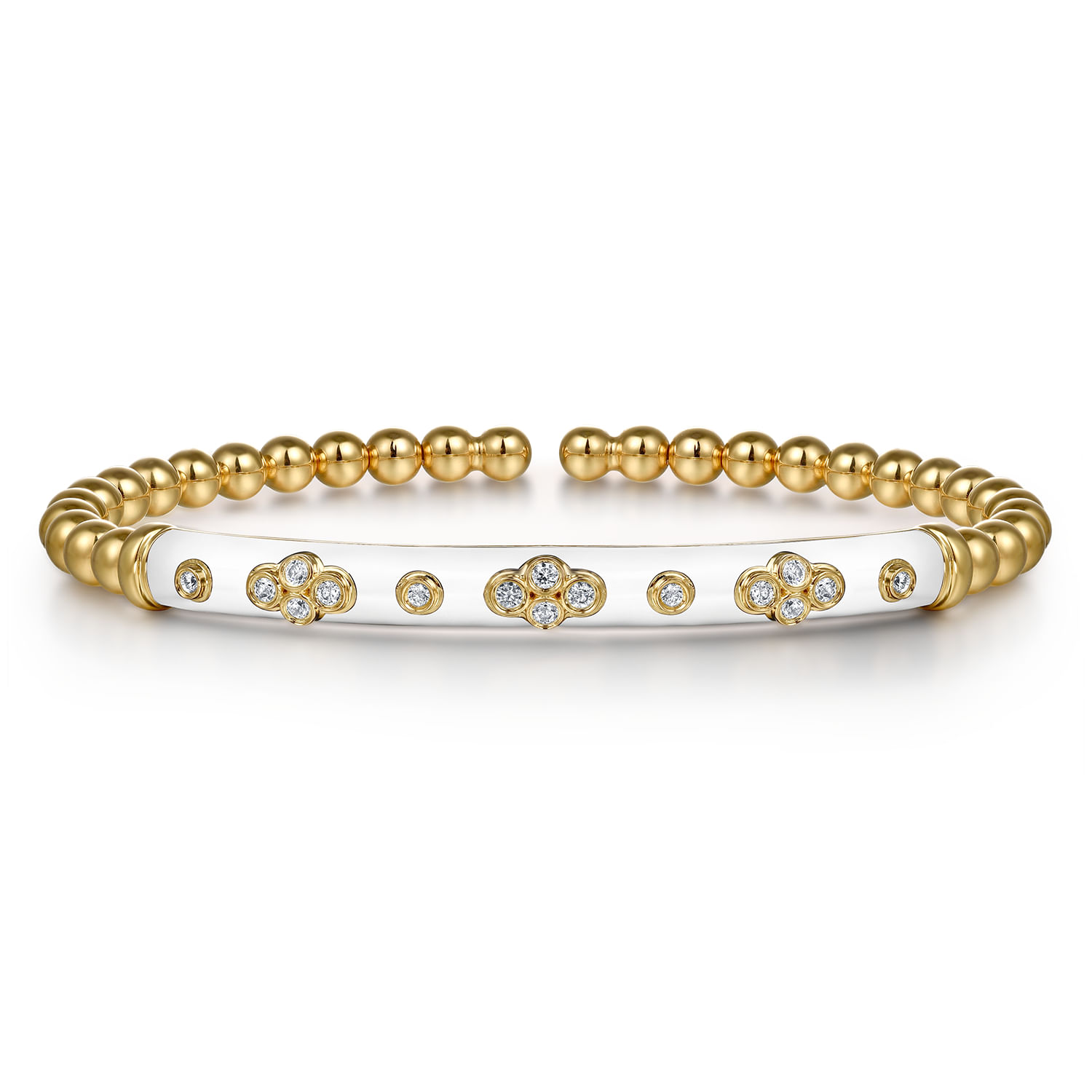 『Arizona bangle 銀金』 Arizona bangle 銀金』 Graceful Striped 22k Gold Bangle Pair