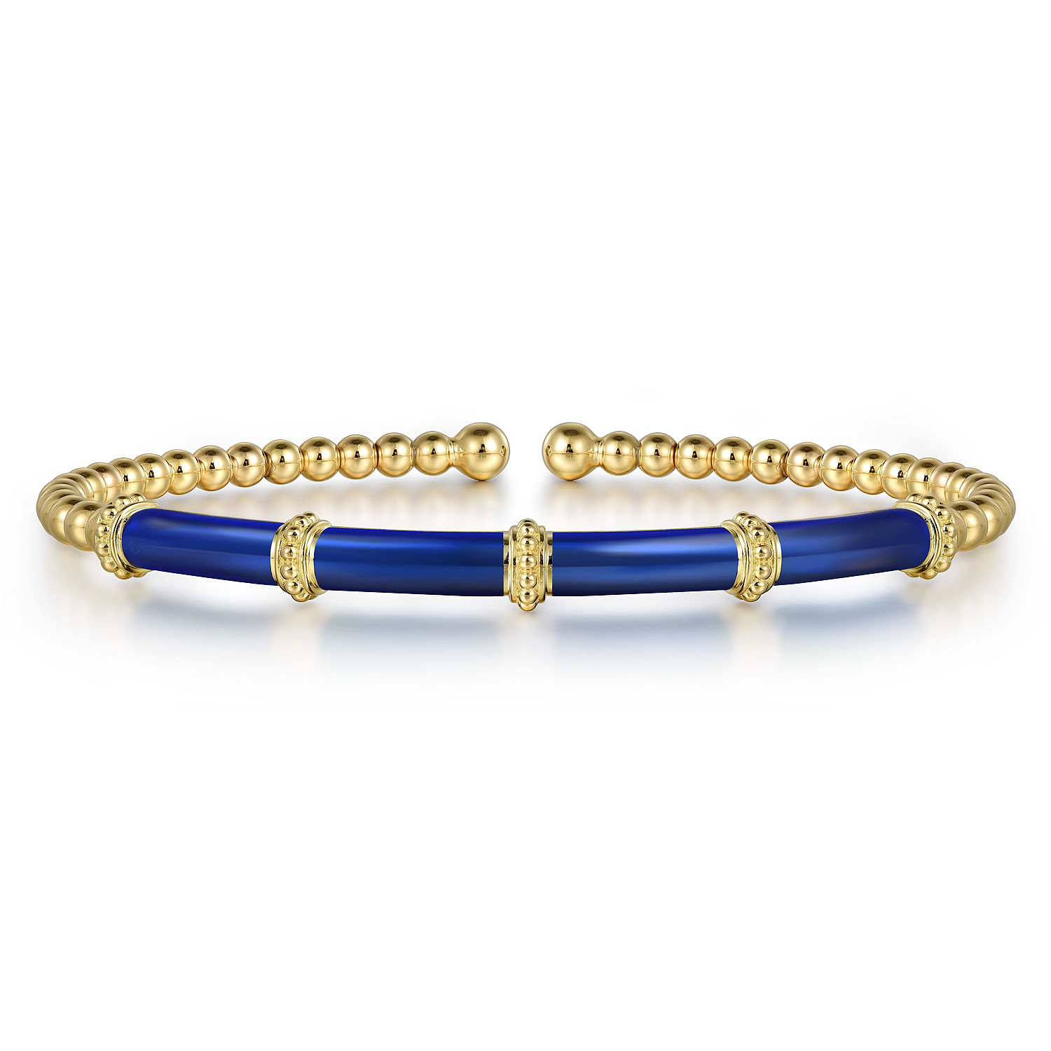14k Yellow Gold Bujukan Bangle Bracelet. SKU: BG4928-62Y45BT