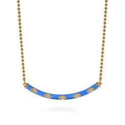 Enamel---14K-Yellow-Gold-Diamond-Bar-Necklace-with-Blue-Enamel1