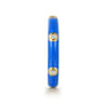 Enamel - 14K Yellow Gold Diamond Split Stackable with Blue Enamel - 0.05 ct