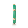 Enamel - 14K Yellow Gold Diamond Split Stackable with Mint Green Enamel - 0.05 ct