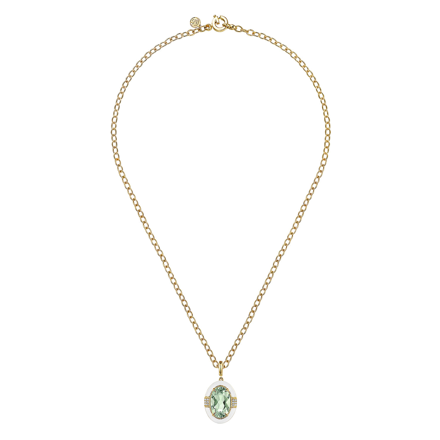 Green Amethyst Dangle Pendant Necklace 14K Gold filled Green Spinel Handmade Necklace store