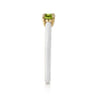 Enamel - 14K Yellow Gold Peridot Cocktail Stackable with White Enamel