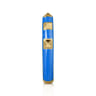 Enamel - 14K Yellow Gold Pyramid Stackable with Blue Enamel