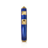 Enamel - 14K Yellow Gold Pyramid Stackable with Chrome Blue Enamel